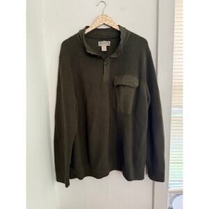 Duluth Men's Green Pullover Sweater | Size 2XL